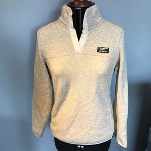 LL Bean Sweater Fleece Pullover